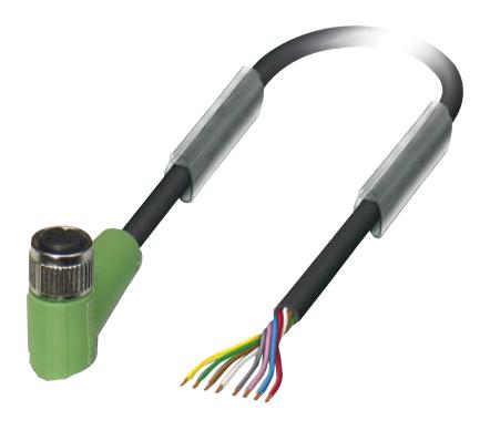 SAC-8P-10,0-PUR/M 8FR SENSOR CORD, 8P, M8 RCPT-FREE END, 10M PHOENIX CONTACT
