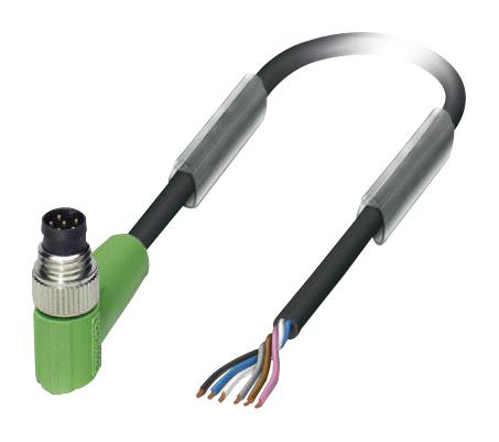 SAC-6P-M 8MR/ 5,0-PUR SENSOR CORD, 6P, M8 PLUG-FREE END, 5M PHOENIX CONTACT