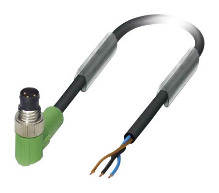 SAC-3P-M 8MR/5,0-PUR SENSOR CORD, 3P, M8 PLUG-FREE END, 5M PHOENIX CONTACT