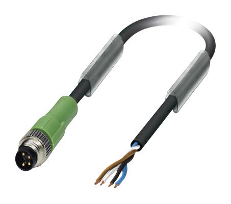 SAC-4P-M 8MS/10,0-PUR SENSOR CORD, 4P, M8 PLUG-FREE END, 10M PHOENIX CONTACT