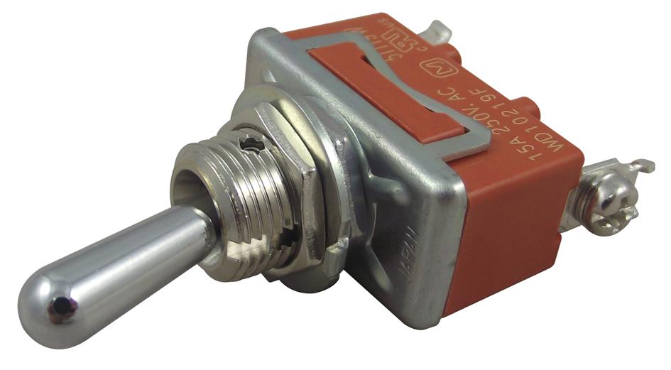 T115A-SULF TOGGLE SWITCH, SPST, 15A, 250VAC PANASONIC