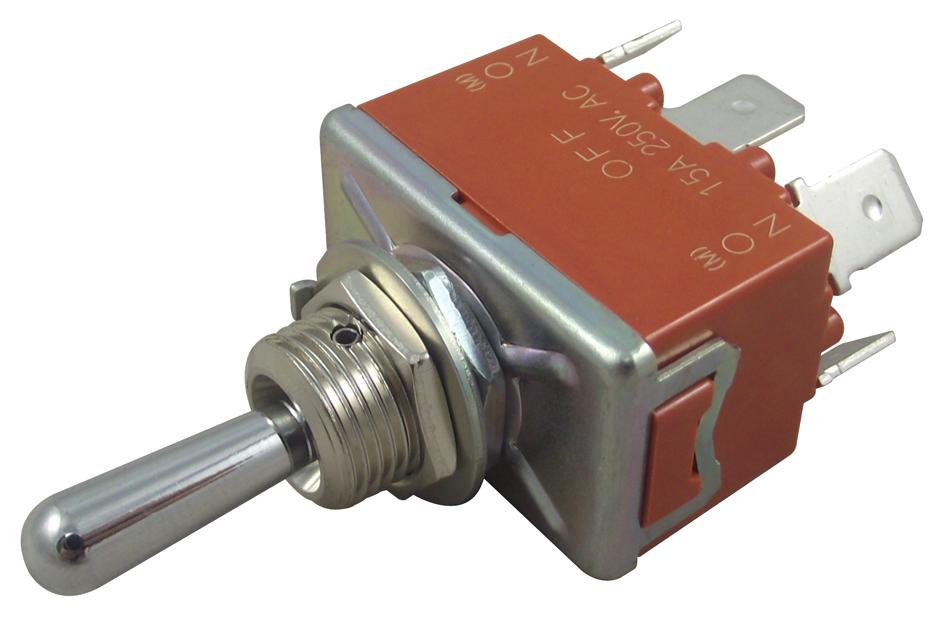 T215S-AULF TOGGLE SWITCH, DPDT, 15A, 250VAC PANASONIC