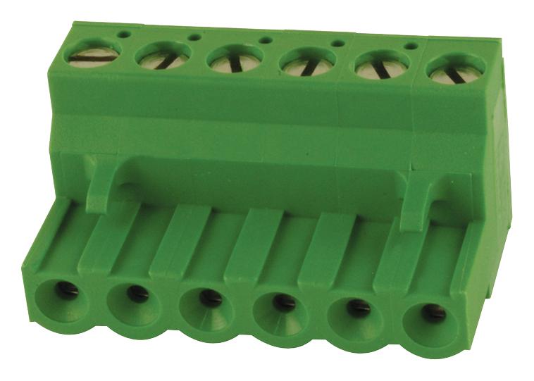 796634-6 TERMINAL BLOCK, PLUGGABLE, 6POS, 12AWG AMP - TE CONNECTIVITY