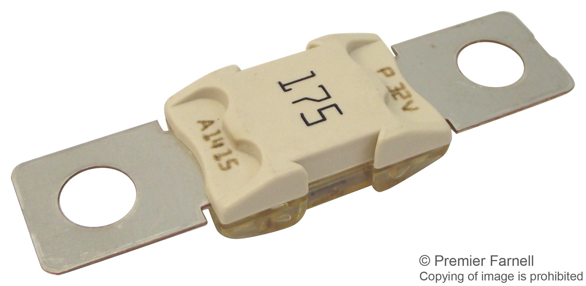 153.5395.6171 BOLT-ON FUSE, SLOW BLOW, 175A, 32V LITTELFUSE