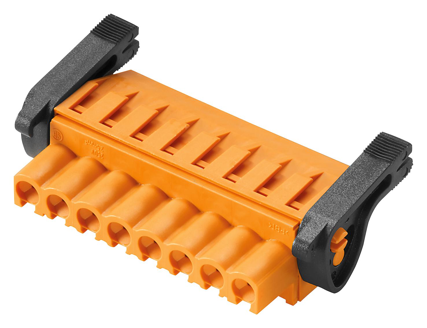 1087290000 TERMINAL BLOCK, PLUGGABLE, 6POS, 12AWG WEIDMULLER