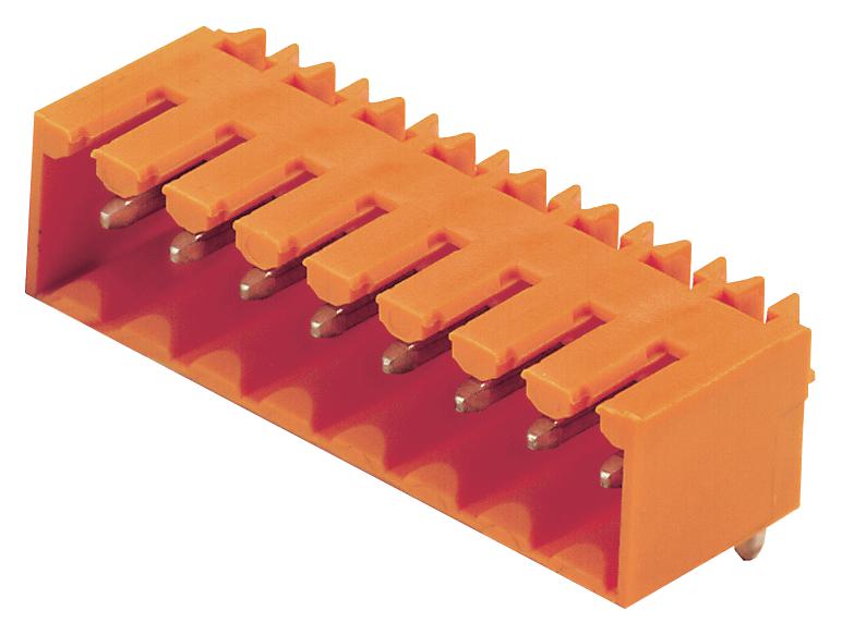 1605120000 TERMINAL BLOCK, HEADER, 7POS, TH WEIDMULLER
