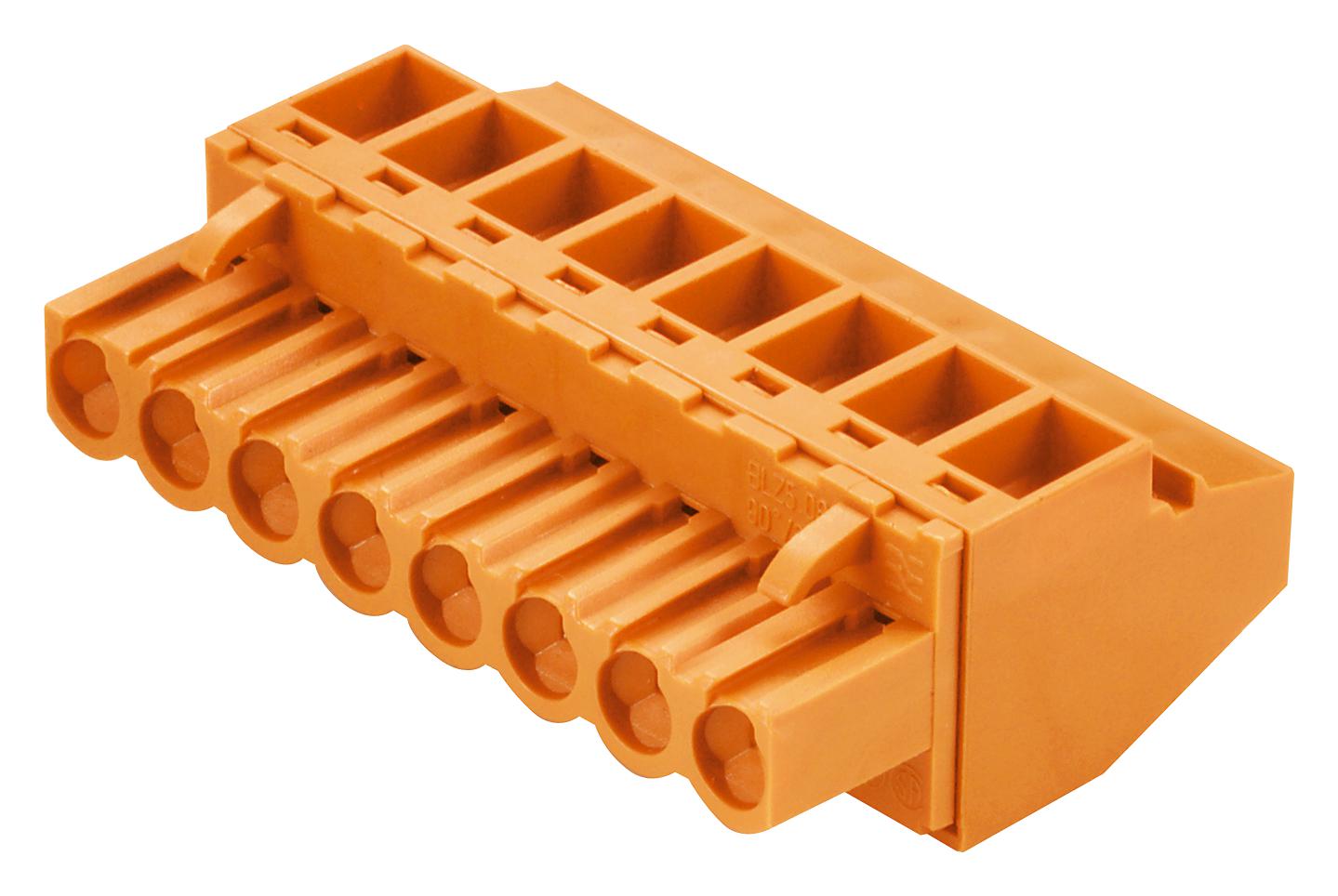 1948080000 TERMINAL BLOCK, PLUGGABLE, 10POS, 12AWG WEIDMULLER