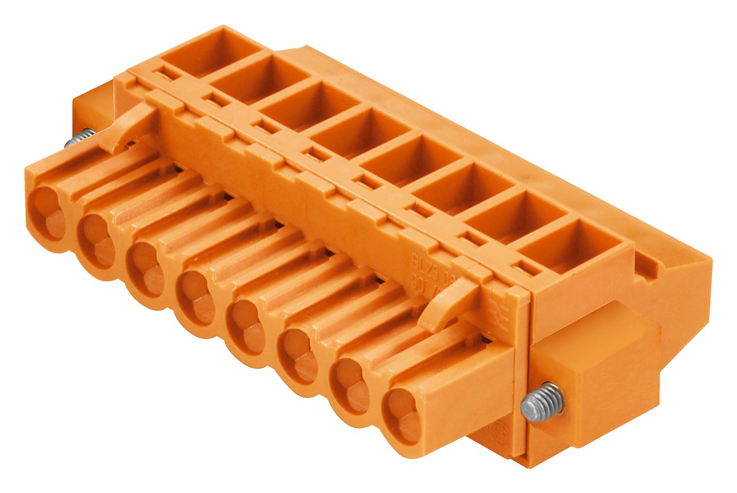 1949830000 TERMINAL BLOCK, PLUGGABLE, 5POS, 12AWG WEIDMULLER