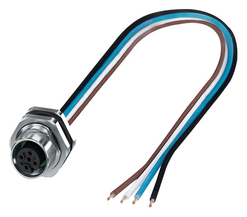 1411587 SENSOR CORD, 5P, SKT-FREE END, 0.5M PHOENIX CONTACT
