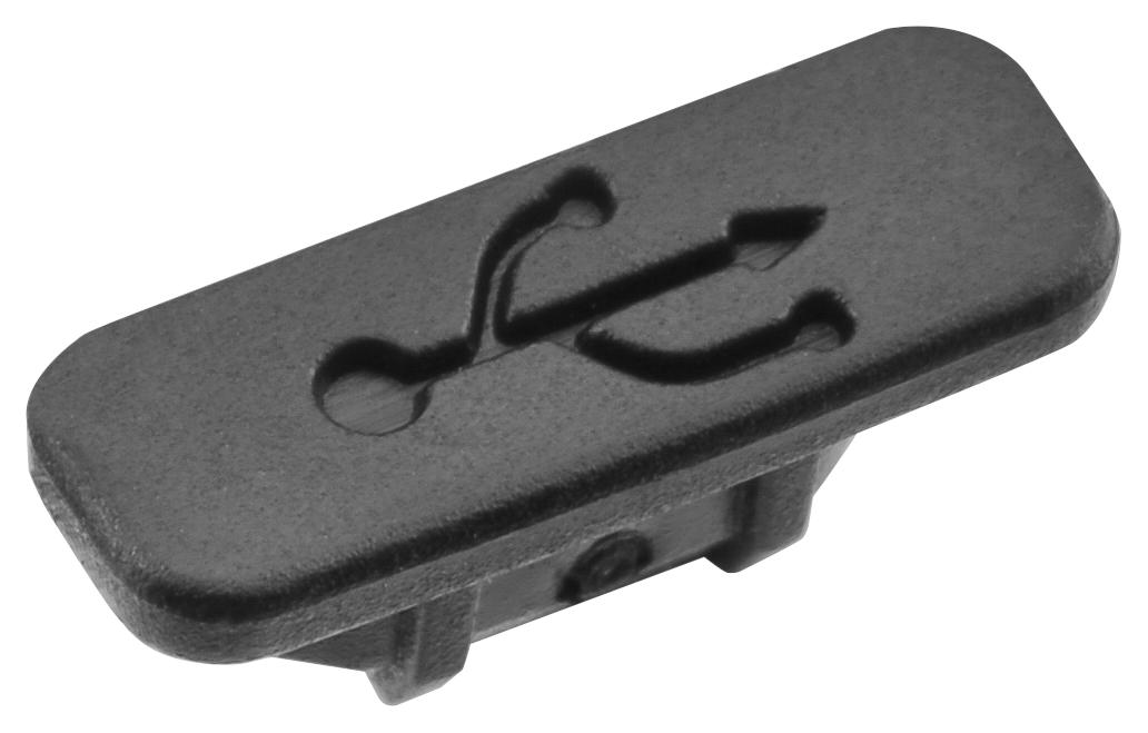 726291100 DUST COVER, BLACK, MICRO USB CONNECTOR WURTH ELEKTRONIK