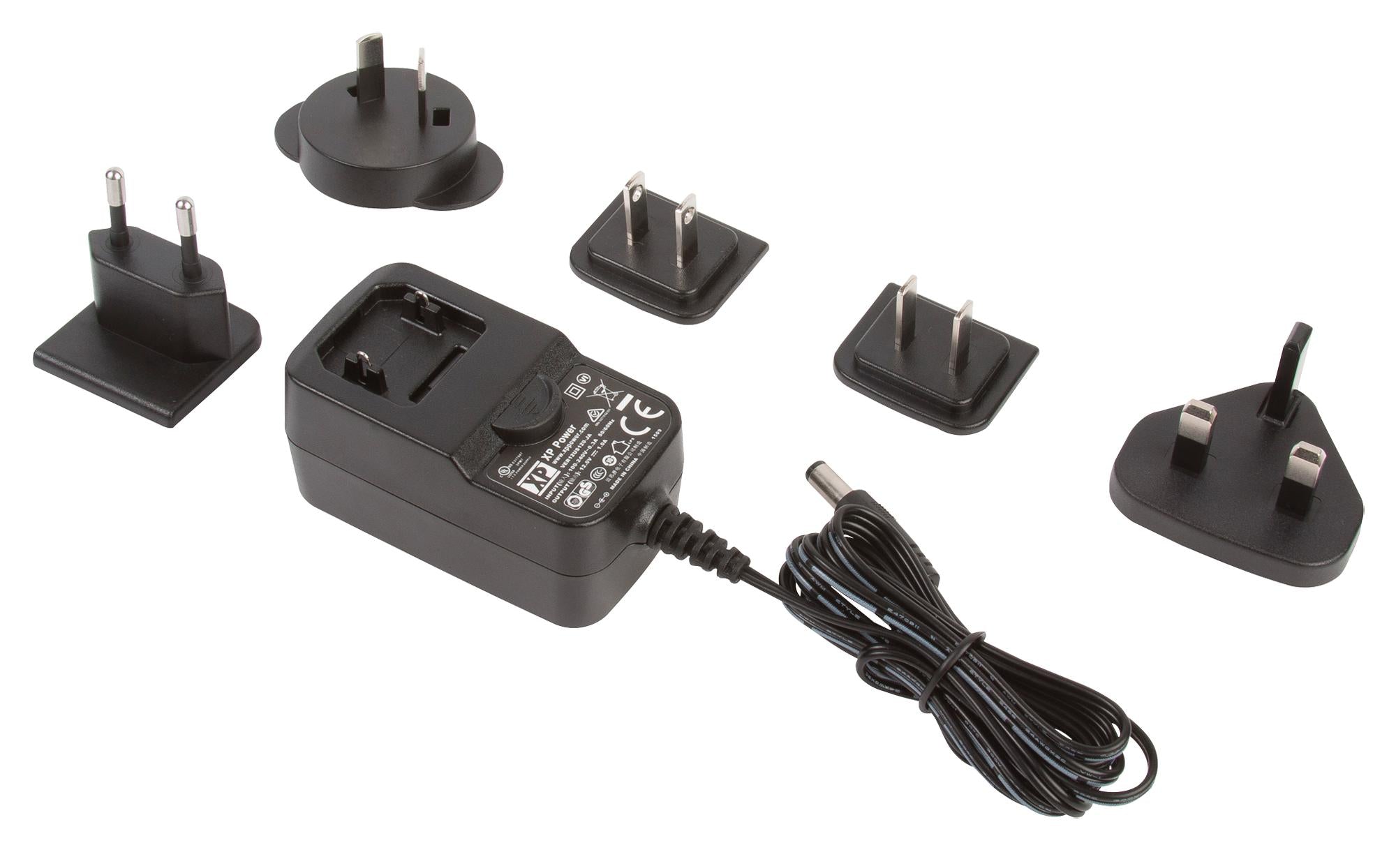 VER12US050-JA ADAPTOR, AC-DC, 5V, 2.1A XP POWER