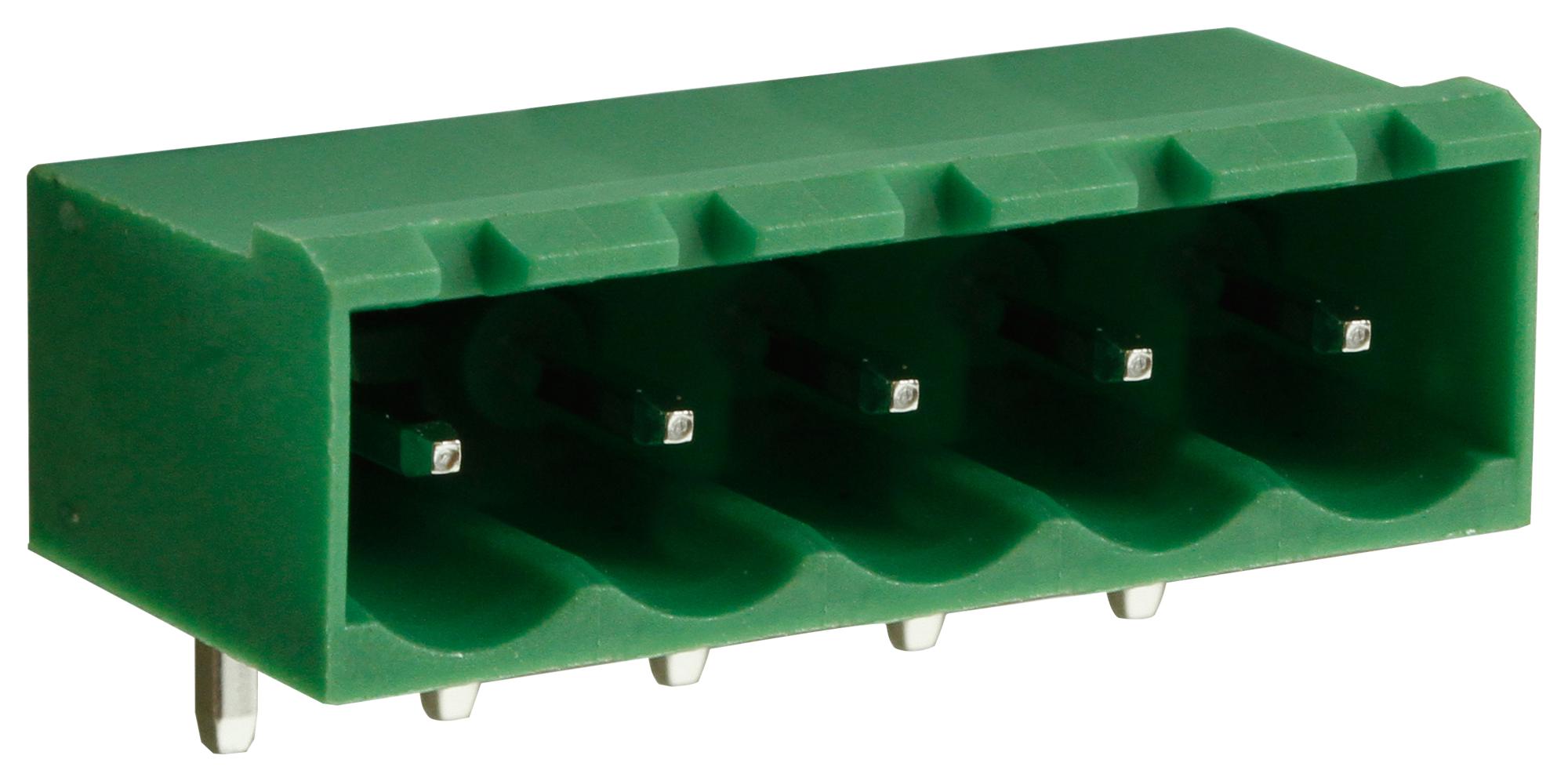 CTBP9358/5 TERMINAL BLOCK, HEADER, 5POS, R/A, TH CAMDENBOSS