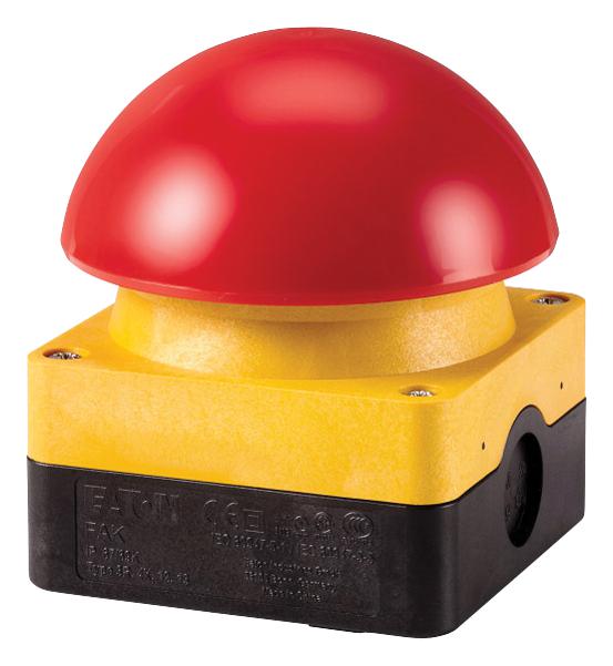 FAK-R/V/KC02/IY EMERGENCY STOP SWITCH, DPST-NC EATON MOELLER