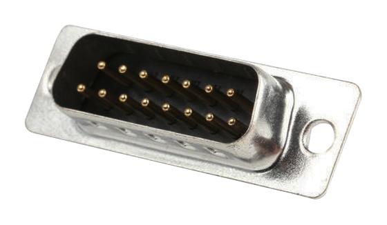 MHDM15SP D-SUB CONNECTOR, PLUG, 15POS MH CONNECTORS