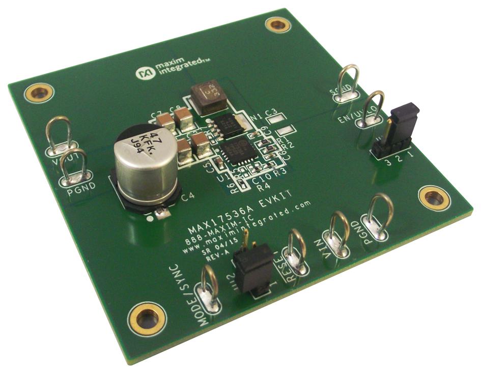 MAX17536EVKITA# EVALUATION BOARD, SYNC BUCK CONVERTER MAXIM INTEGRATED / ANALOG DEVICES