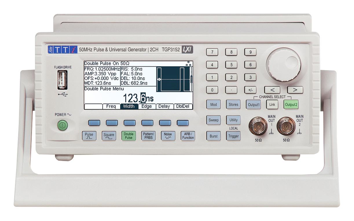 TGP3152 PULSE GENERATOR, 2-CH, ARB/FUNC, 50MHZ AIM-TTI INSTRUMENTS
