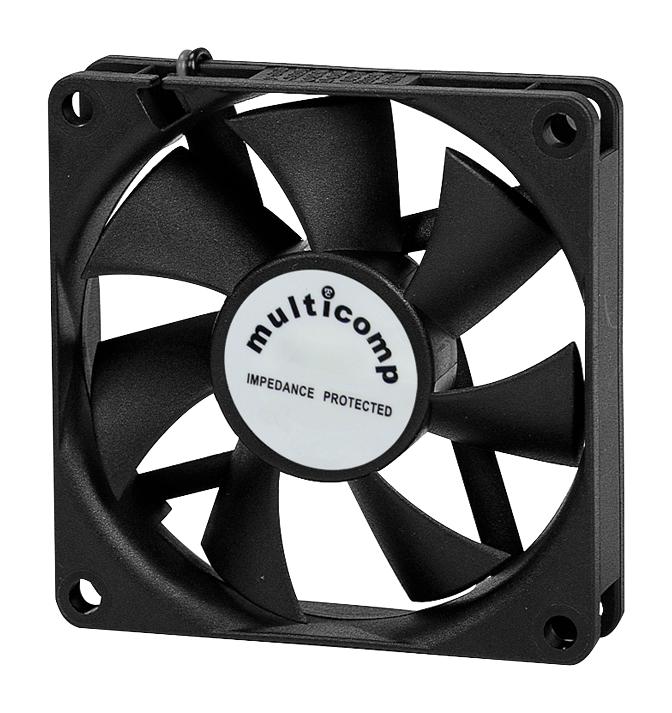 MC36337 AXIAL FAN, 92MM, 12VDC, 75CFM, 47DBA MULTICOMP