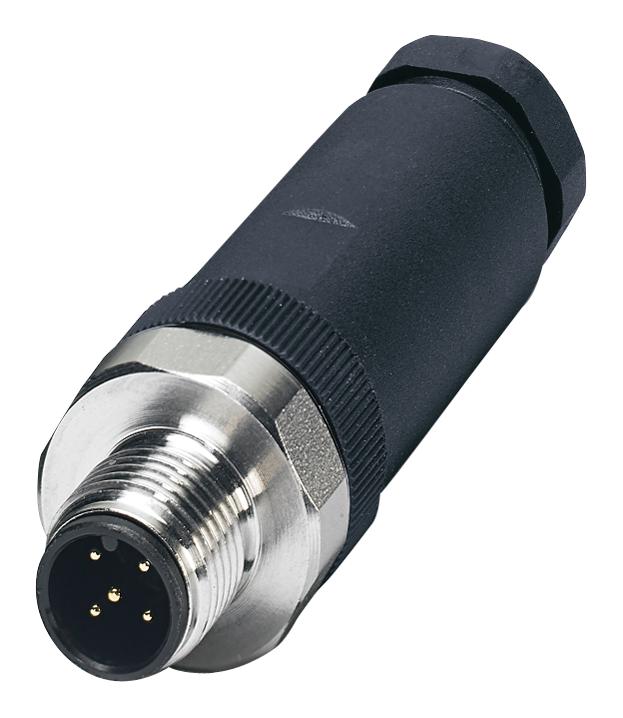 1553190 SENSOR CONNECTOR, M12, PLUG, 5POS PHOENIX CONTACT