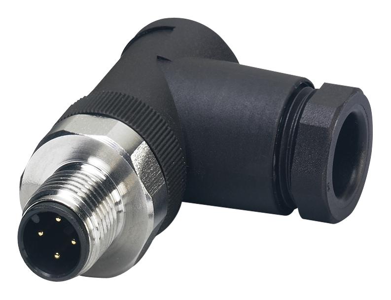 1553226 SENSOR CONNECTOR, M12, PLUG, 4POS PHOENIX CONTACT