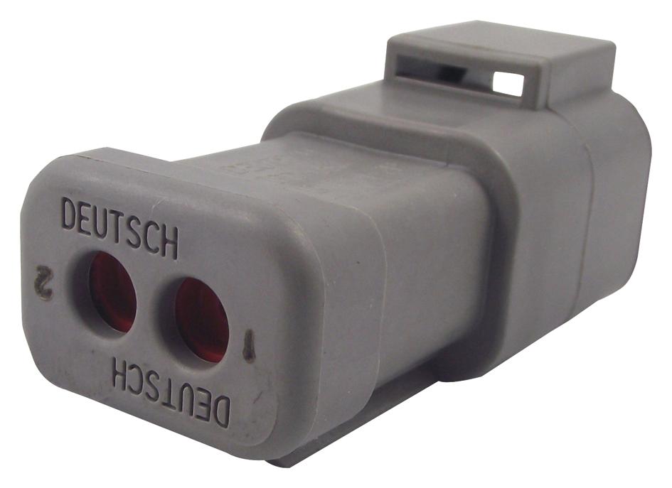 DTP04-2P-E003 AUTOMOTIVE HOUSING, RCPT, 2POS, 25A DEUTSCH - TE CONNECTIVITY