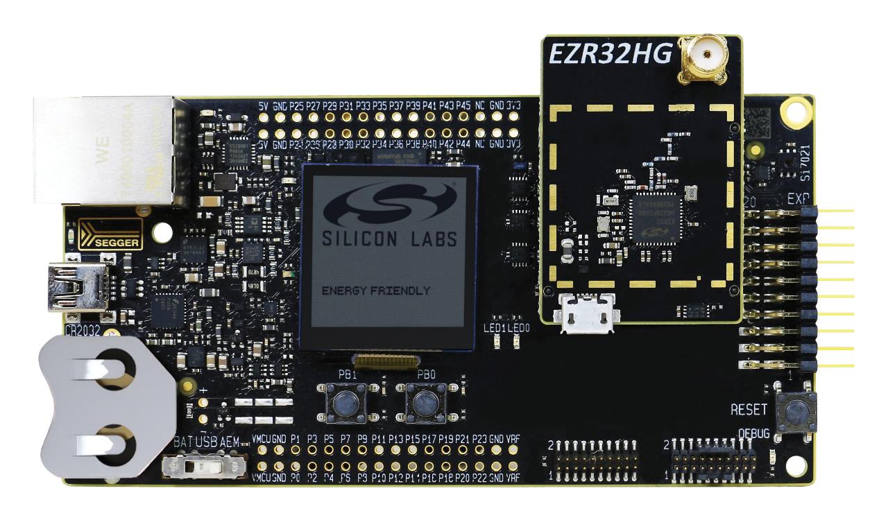 SLWSTK6244A EZR32HG EVALUATION KIT, 169MHZ, +20DBM SILICON LABS