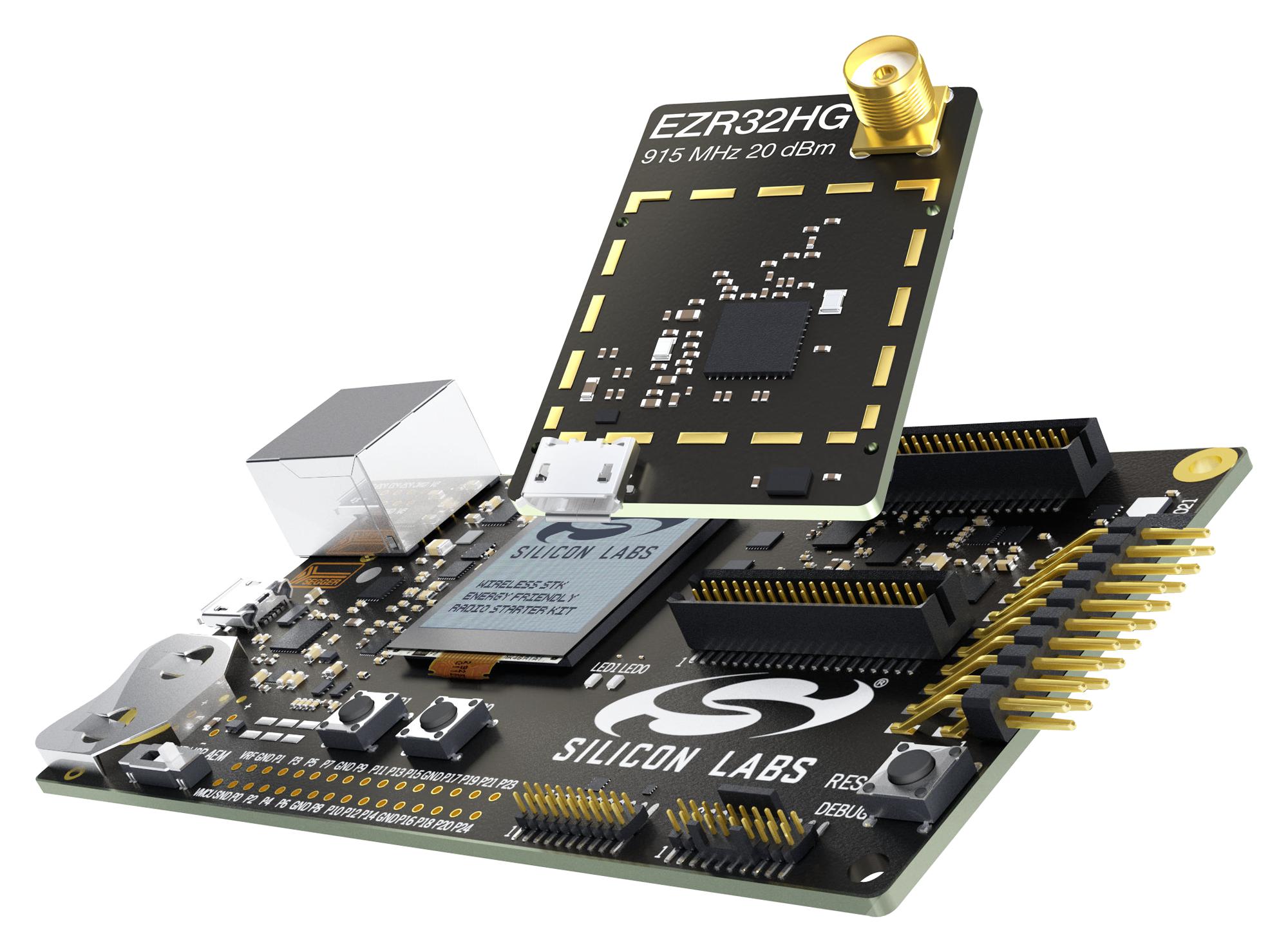 SLWSTK6243A EZR32HG EVALUATION KIT, 490MHZ, +20DBM SILICON LABS