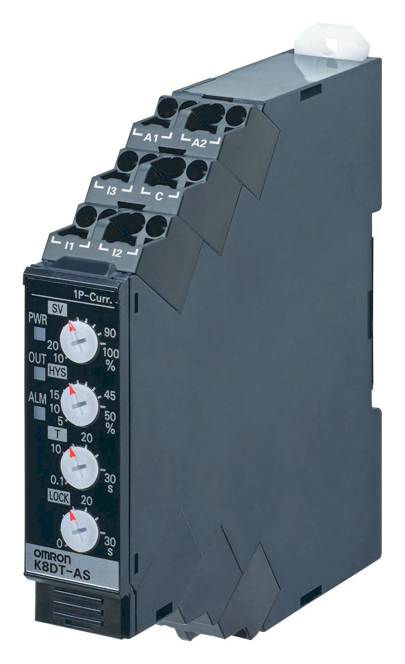 K8DT-AS3TA CURRENT MONITORING RLY, SPST, 240V, DIN OMRON
