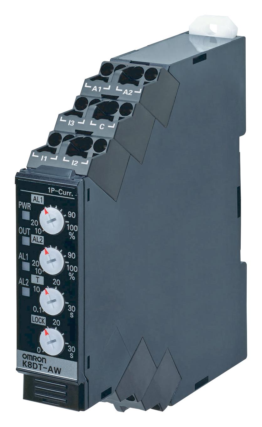 K8DT-AW2TA CURRENT MONITORING RLY, SPST, 240V, DIN OMRON