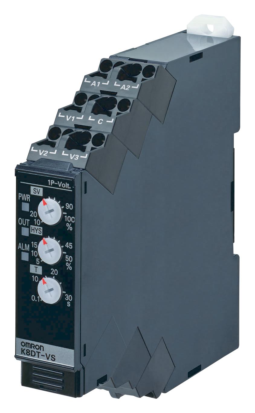 K8DT-VS2CA VOLTAGE MONITORING RLY, SPDT, 240V, DIN OMRON