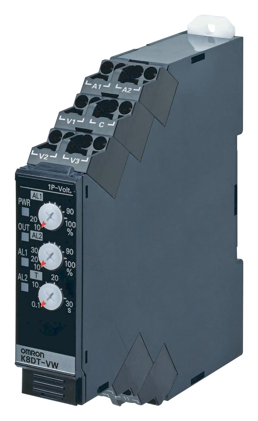 K8DT-VW3TA VOLTAGE MONITORING RLY, SPST, 240V, DIN OMRON
