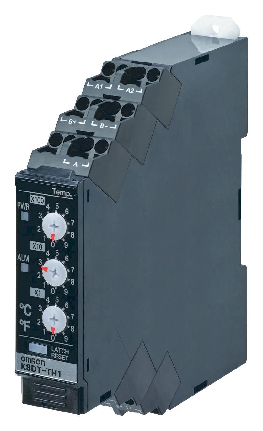 K8DT-TH1TA TEMPERATURE MONITORING RELAY, NPN O/P OMRON