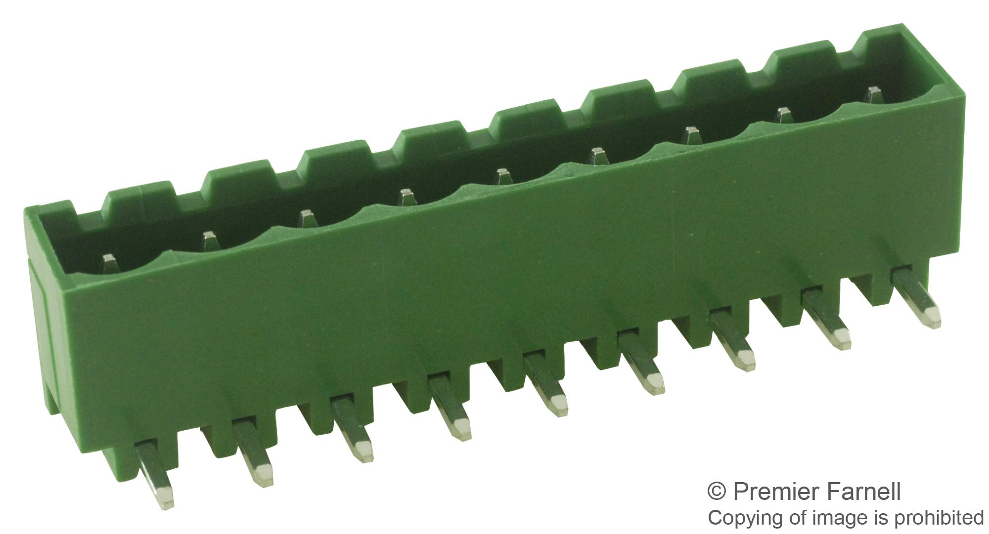 ME030-50809 TERMINAL BLOCK, HEADER, 9POS, TH MULTICOMP