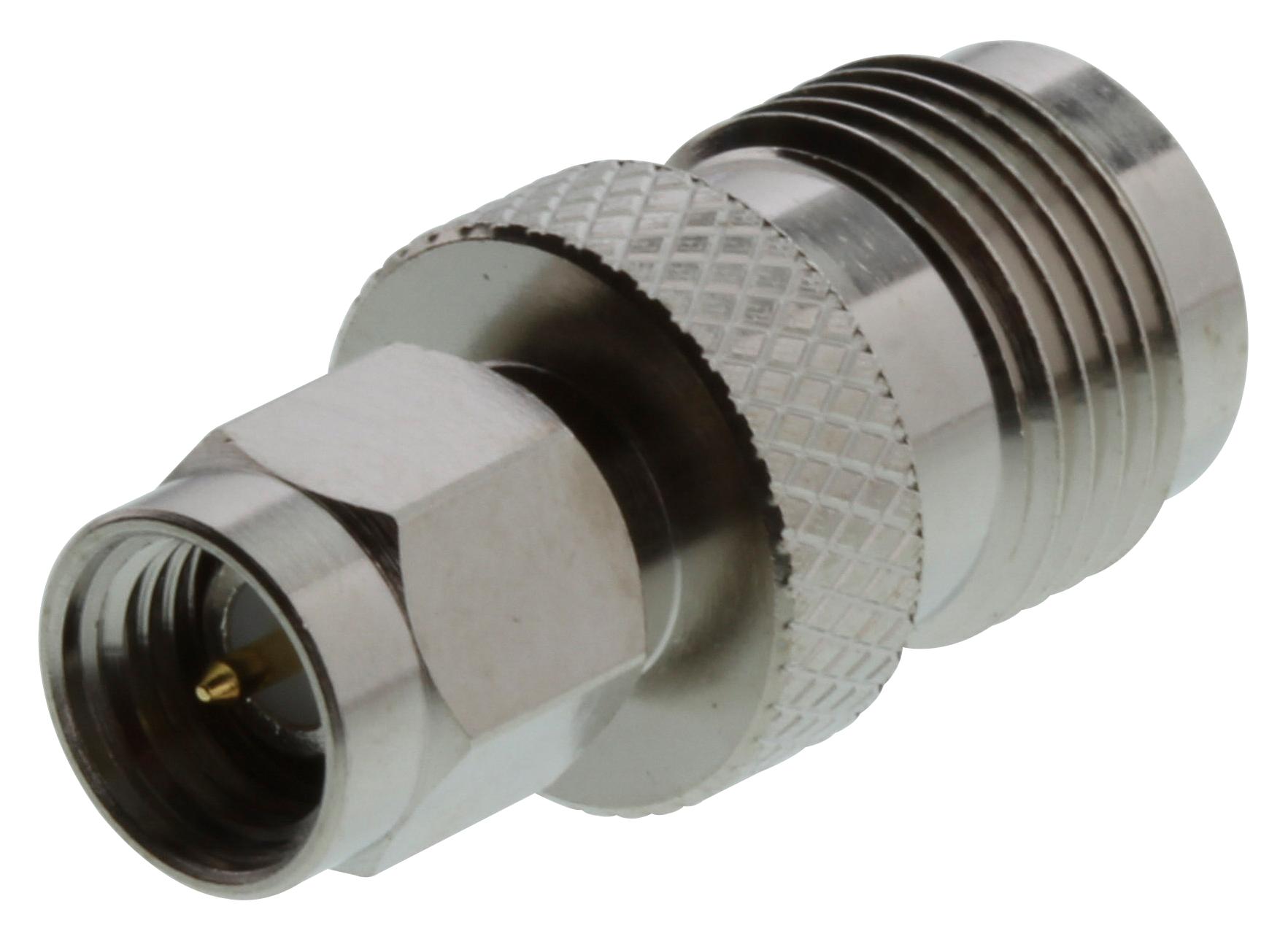 242124 RF COAX ADAPTOR, TNC JACK-SMA PLUG AMPHENOL RF