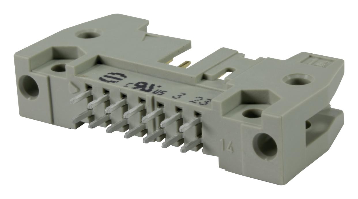 09185606904 CONNECTOR, HEADER, 60POS, 2ROW, 2.54MM HARTING