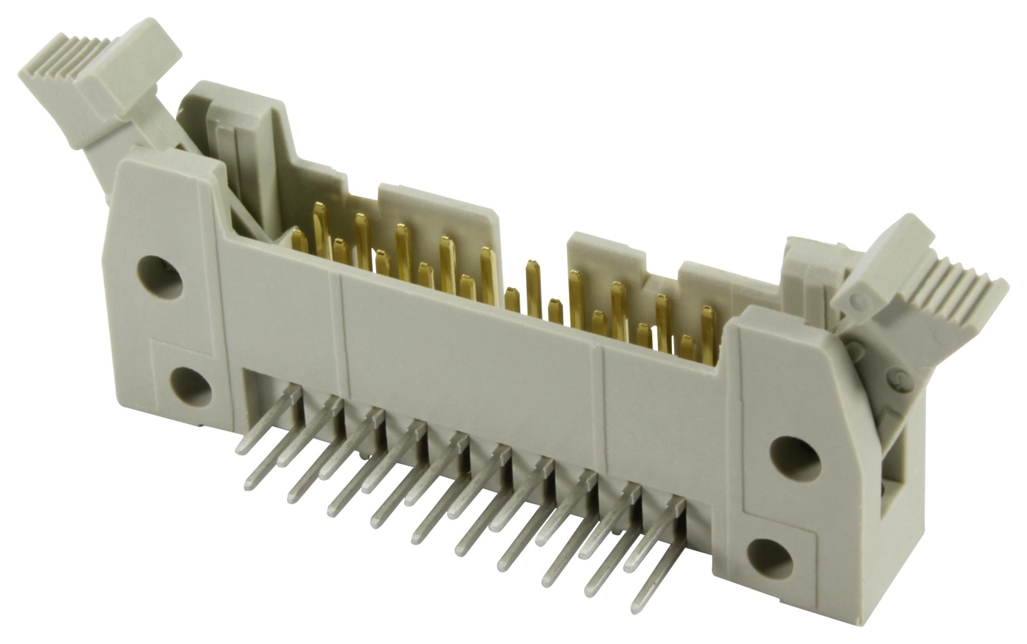 09185606913 CONNECTOR, HEADER, 60POS, 2ROW, 2.54MM HARTING