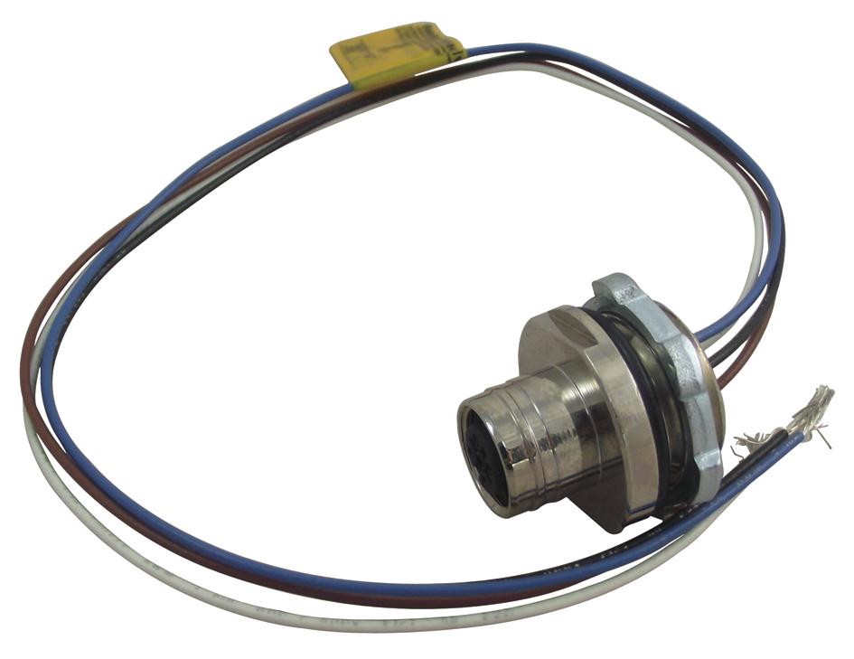 120084-0007 SENSOR CORD, 4P, M12 RCPT-FREE END, 0.3M MOLEX