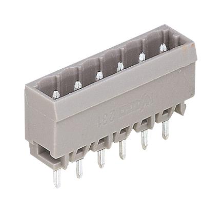 231-134/001-000 TERMINAL BLOCK, HEADER, 4POS, TH WAGO