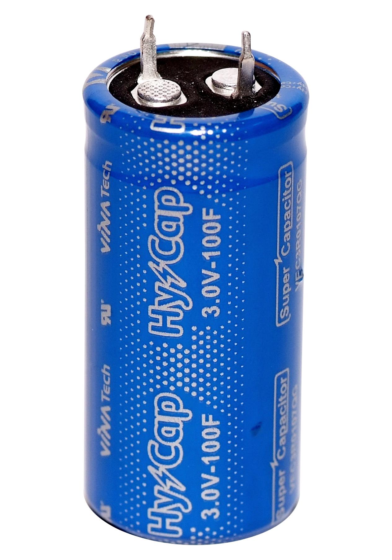 VEC3R0 107QG CAP, 100F, 3V, SUPER CAP, RADIAL VINATECH