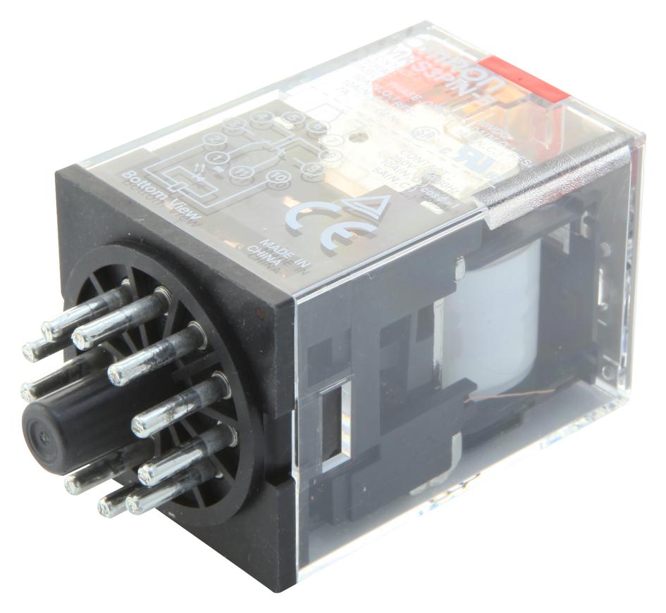 MKS3PIN-5 AC230 BY OMZ POWER RELAY, 3PDT, 10A, 250VAC, SOCKET OMRON
