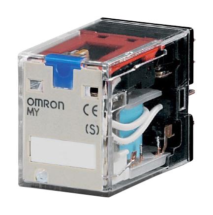 MY4IN DC12 RELAY, 4PDT, 250VAC, 30VDC, 5A OMRON
