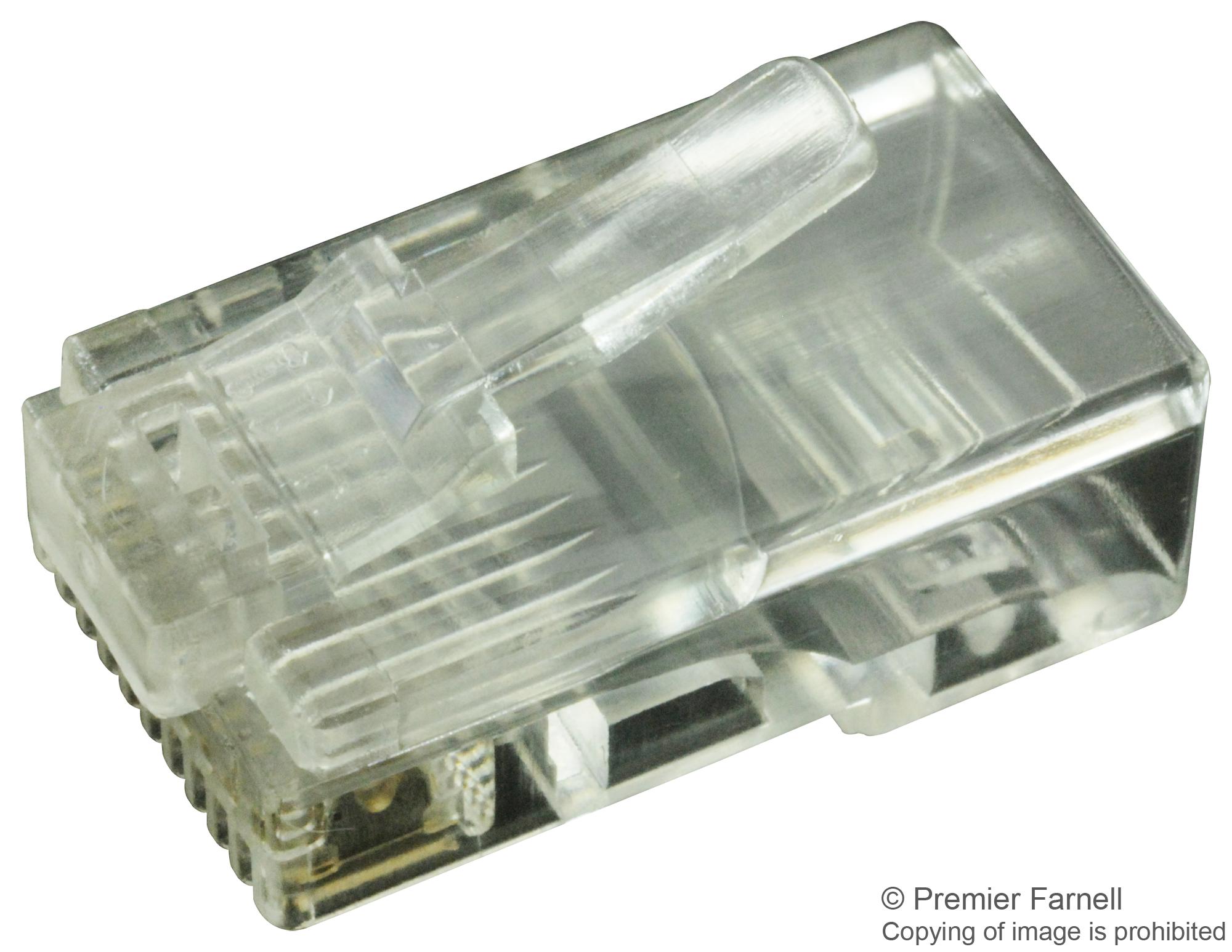 MTPR-1010-U RJ50 MODULAR PLUG, CAT5, 10P10C, 1PORT MULTICOMP