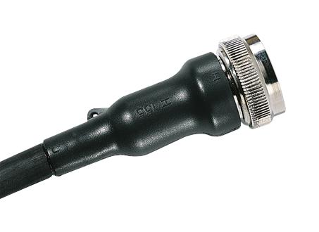 401-55045 HEAT-SHRINK BOOT, STRAIGHT, 31MM, BLK HELLERMANNTYTON