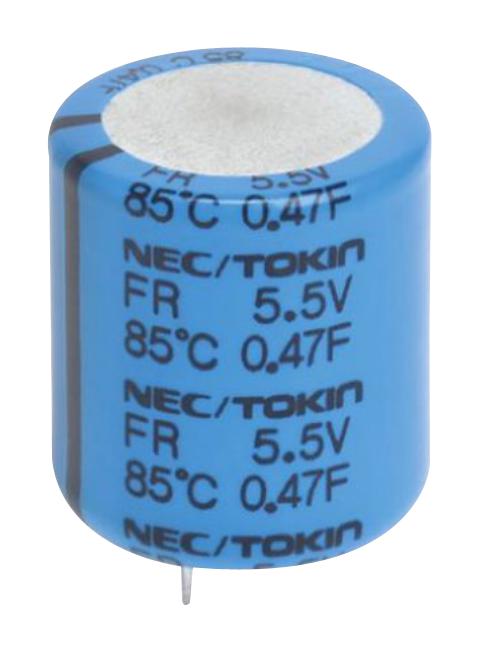 FG0H473ZF CAP, 0.047F, 5.5V, SUPER CAP, RADIAL KEMET