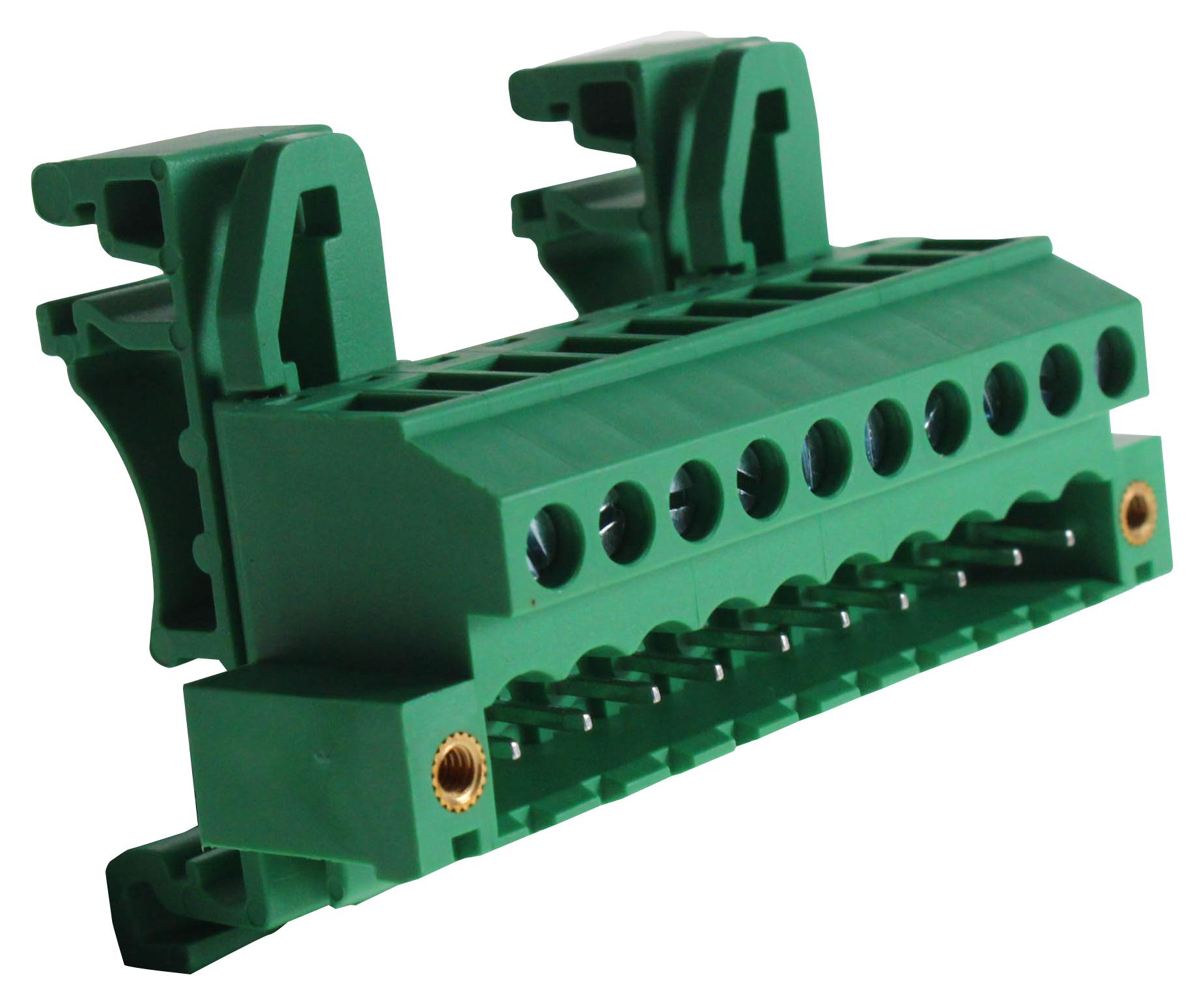 CTBPD96VJ/10FL TERMINAL BLOCK, DIN RAIL, 10POS, 14AWG CAMDENBOSS