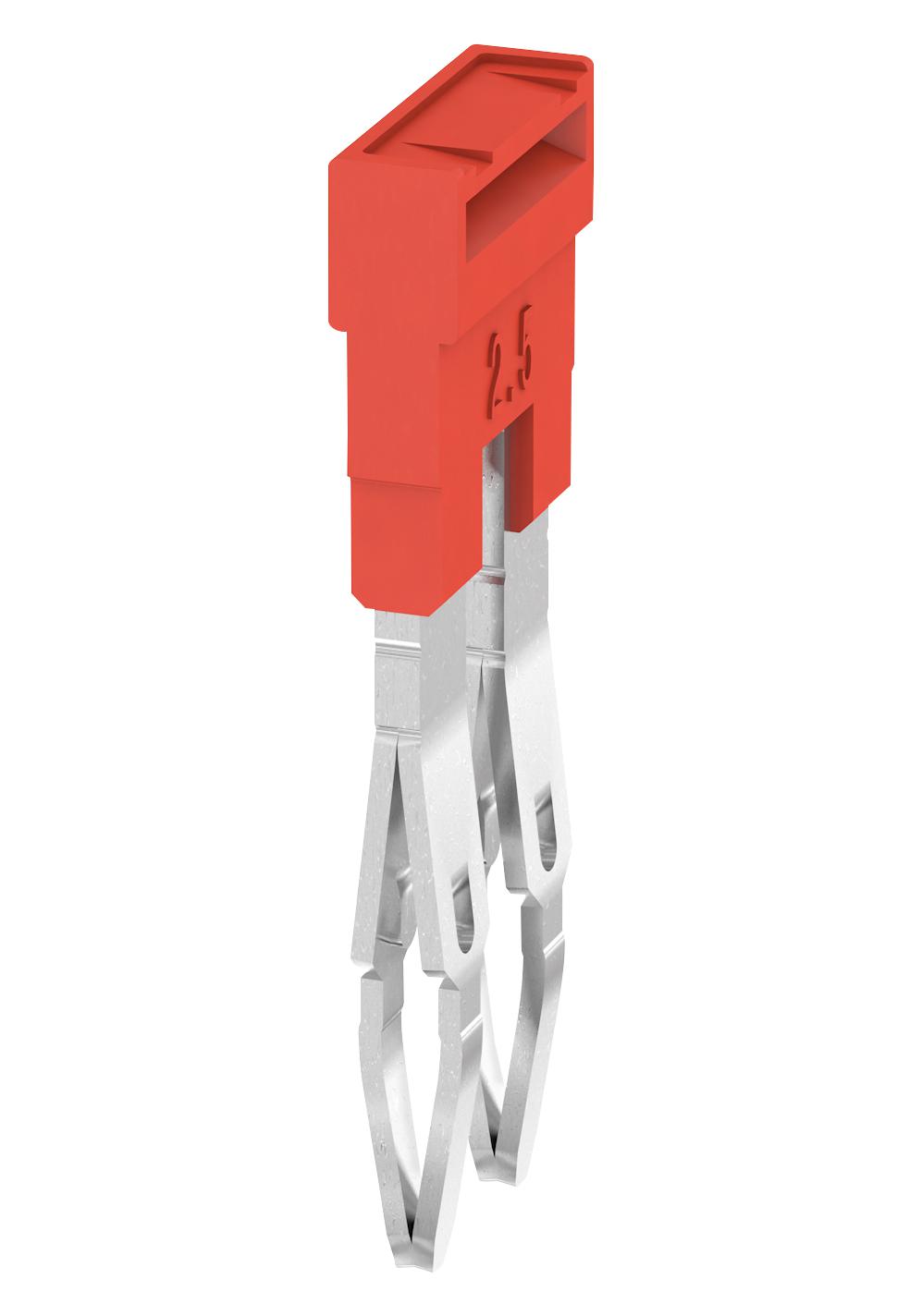 1985650000 CROSS CONN, 2POS, TERMINAL BLOCK, RED WEIDMULLER