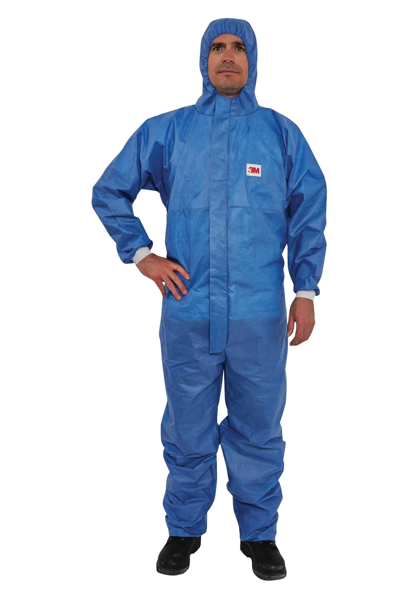 4532+B MEDIUM PROTECTIVE COVERALL, MEDIUM, BLU/WHT 3M