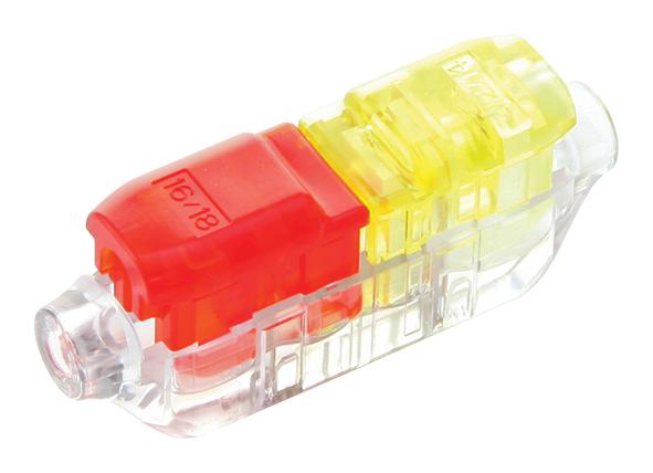 2213600-2 TERMINAL, WIRE SPLICE, 12AWG, YEL/RED TE CONNECTIVITY