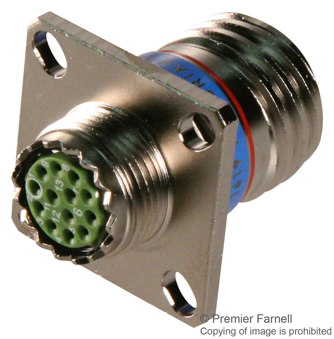 D38999/20ZA98BN CIRCULAR CONN, RCPT, 9-98, WALL MOUNT SOURIAU-SUNBANK / EATON