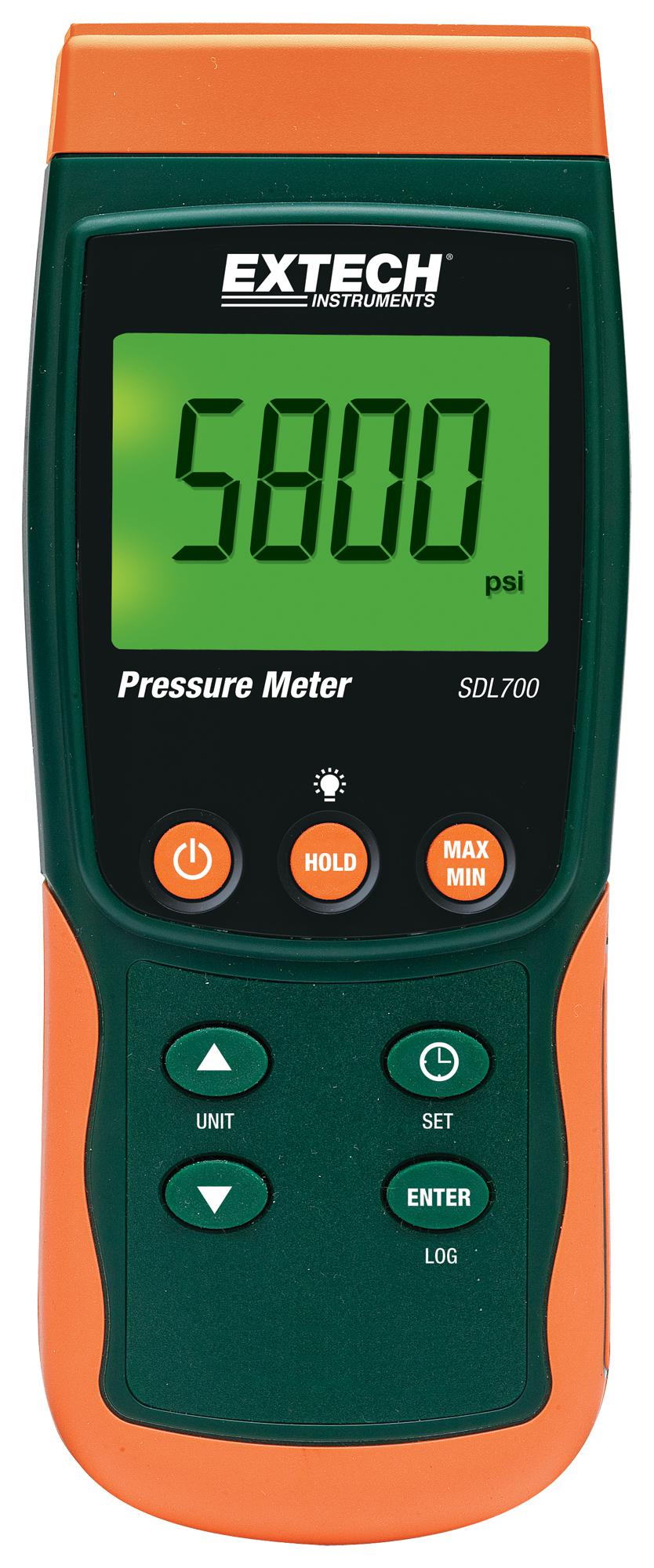 SDL700 PRESSURE METER/DATALOGGER, 0.2 TO 290PSI EXTECH INSTRUMENTS