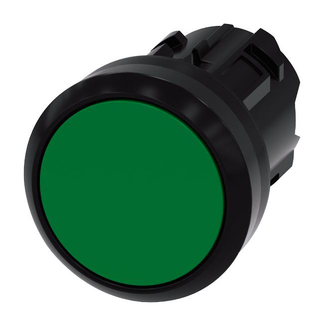 3SU1000-0AB40-0AA0 SWITCH ACTUATOR, PUSH BUTTON SW, GREEN SIEMENS